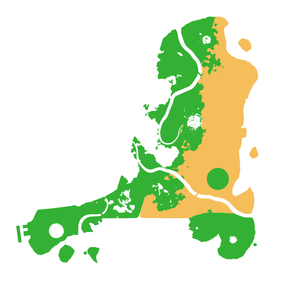 Biome Rust Map: Procedural Map, Size: 3500, Seed: 1827343689