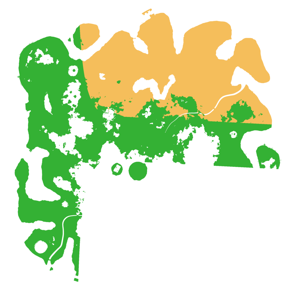 Biome Rust Map: Procedural Map, Size: 4250, Seed: 91221437