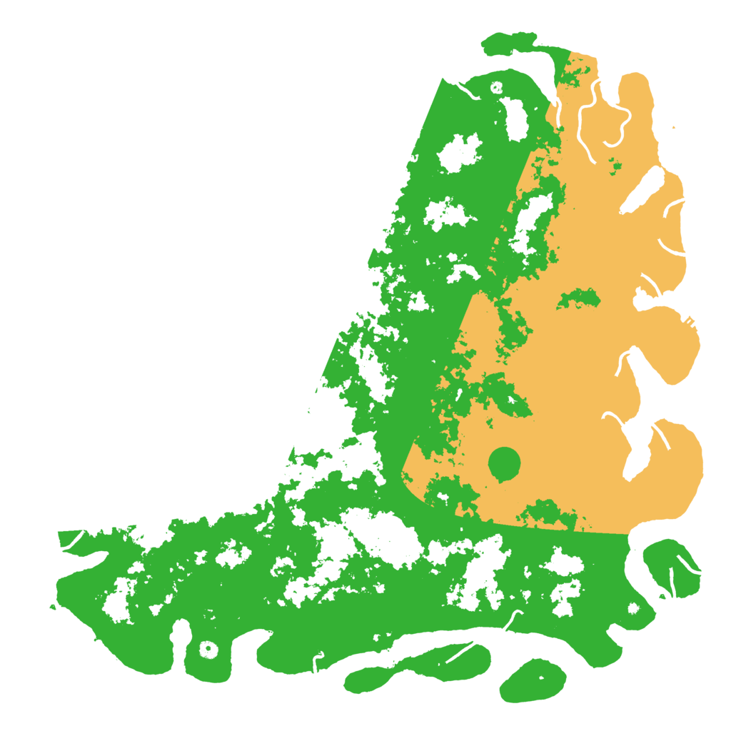 Biome Rust Map: Procedural Map, Size: 6000, Seed: 1710239901
