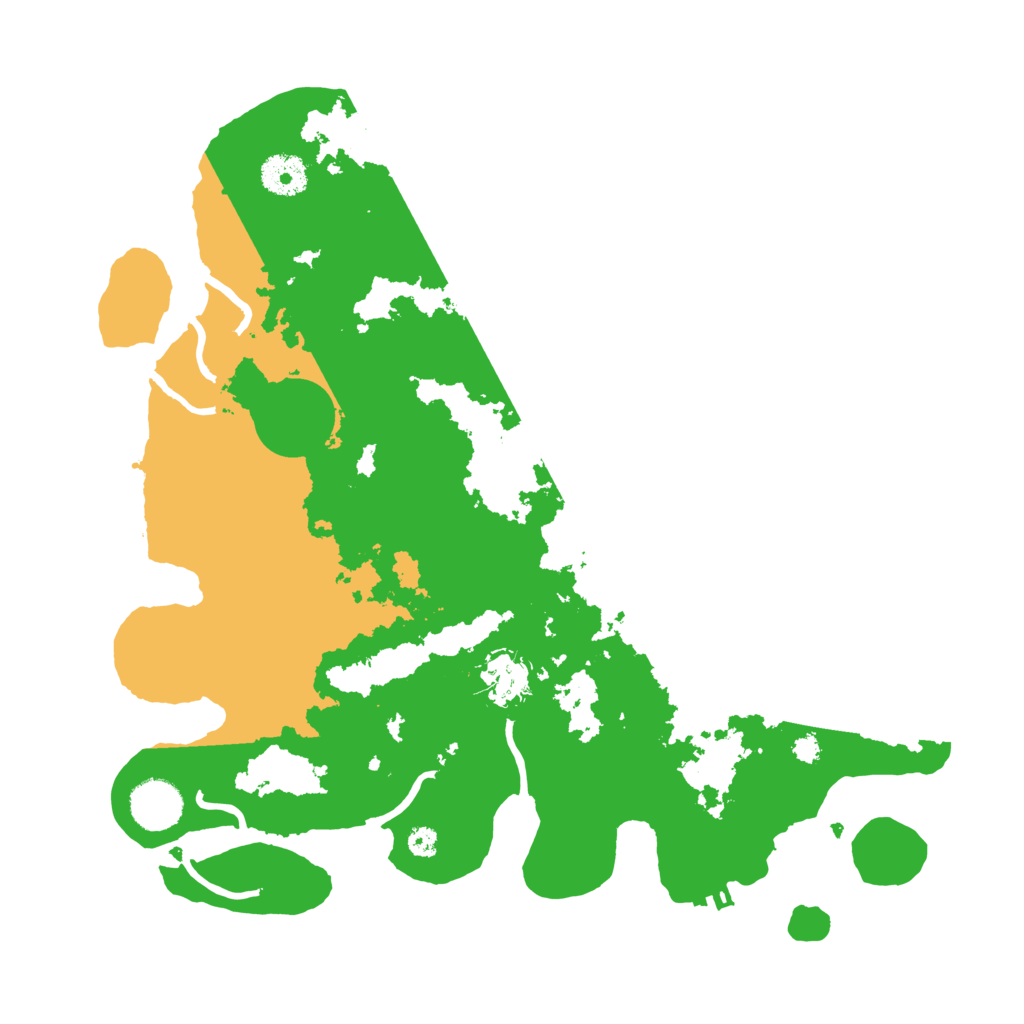 Biome Rust Map: Procedural Map, Size: 3500, Seed: 320584039
