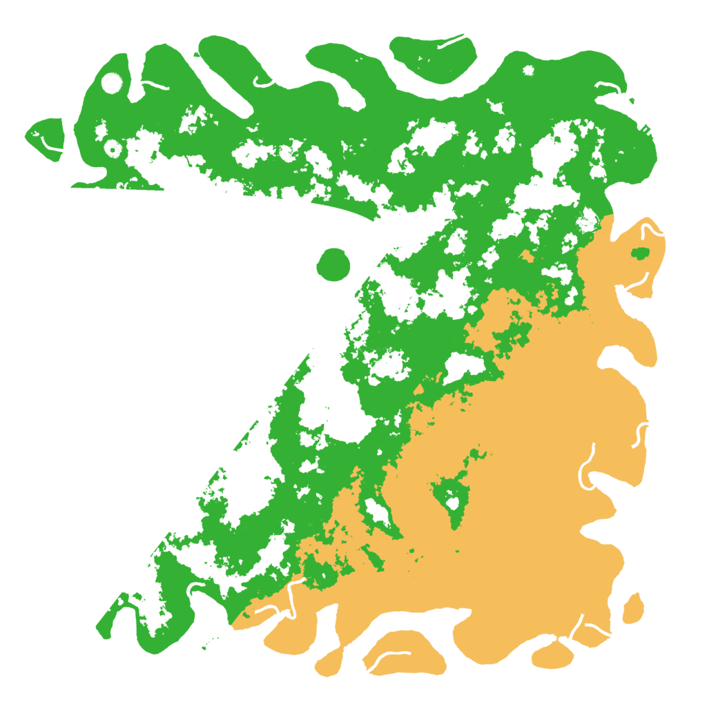 Biome Rust Map: Procedural Map, Size: 6000, Seed: 7494