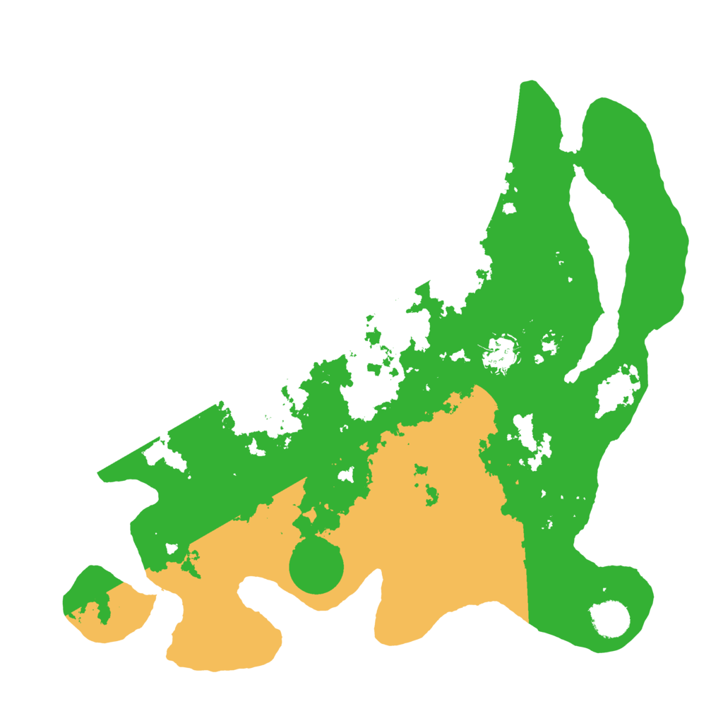 Biome Rust Map: Barren, Size: 3500, Seed: 1854969031