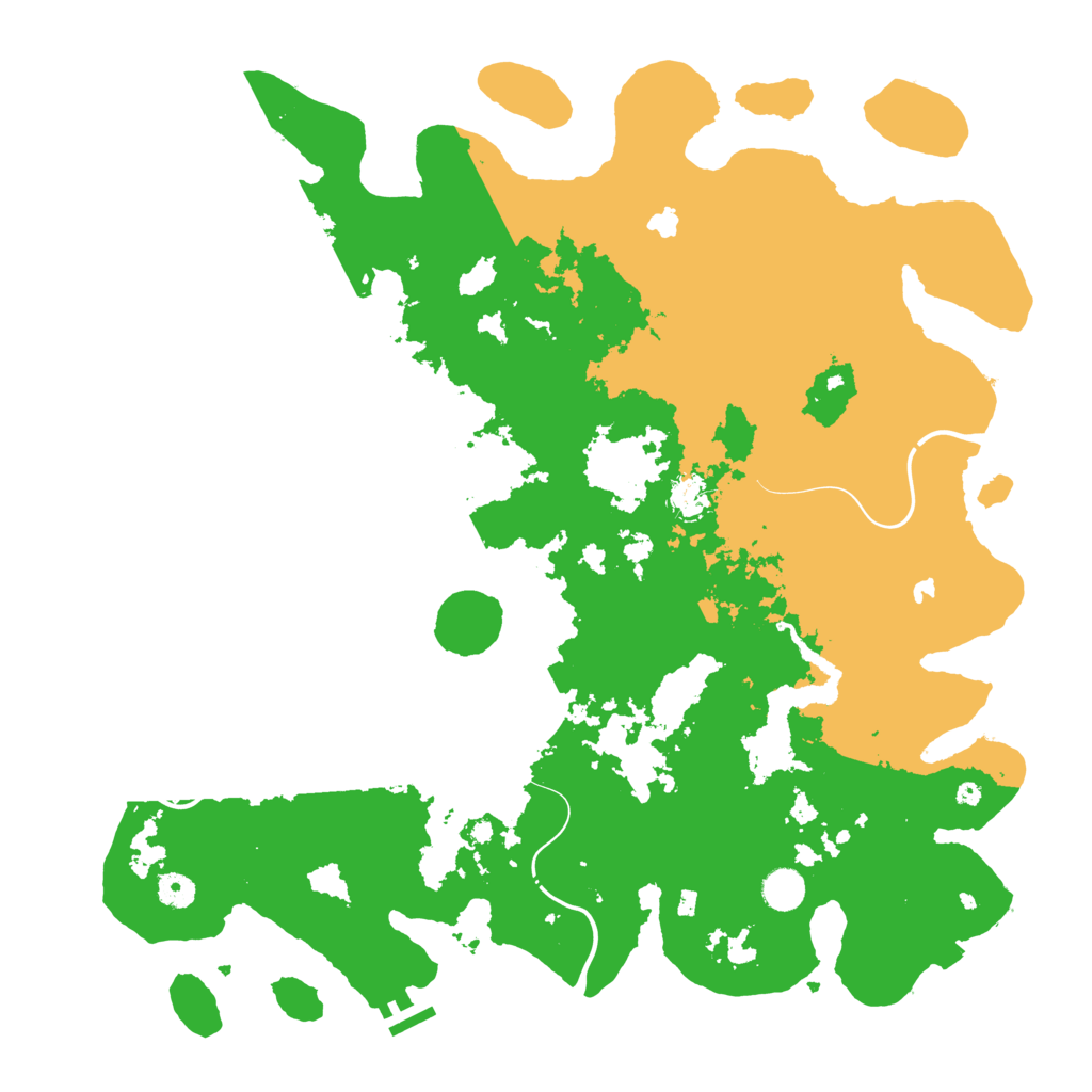 Biome Rust Map: Procedural Map, Size: 4500, Seed: 1347001109