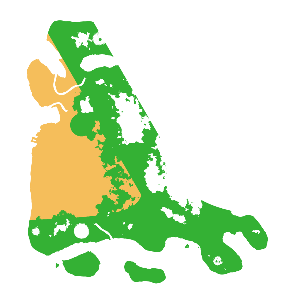 Biome Rust Map: Procedural Map, Size: 3500, Seed: 1429838