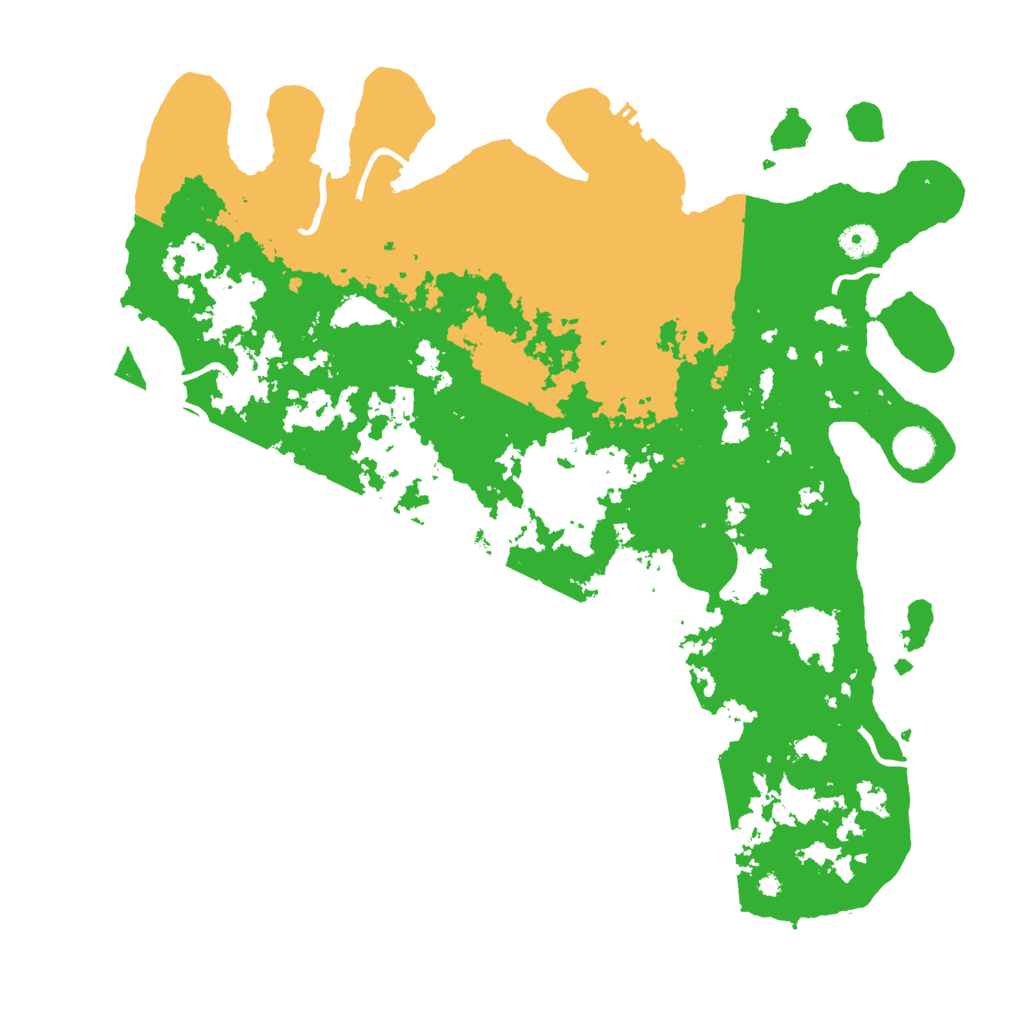 Biome Rust Map: Procedural Map, Size: 4300, Seed: 772699012