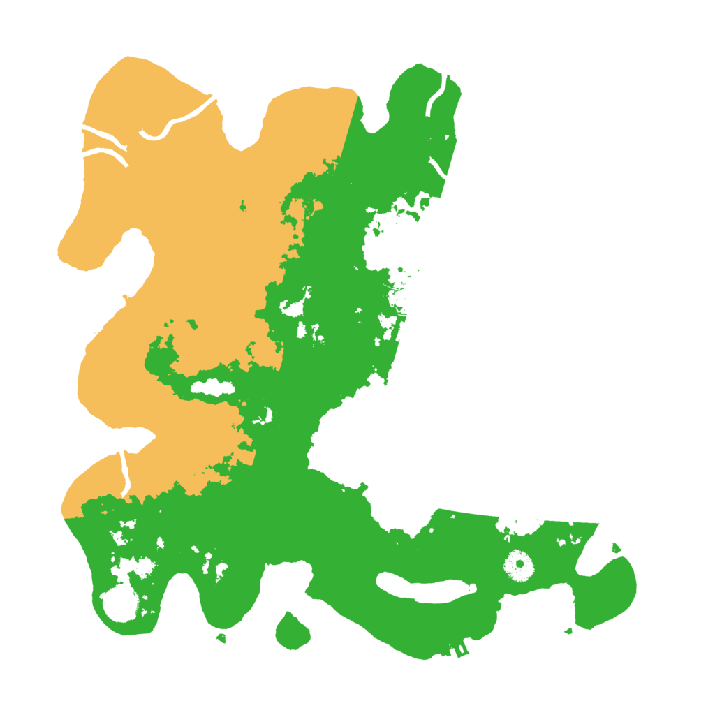 Biome Rust Map: Procedural Map, Size: 3600, Seed: 221287