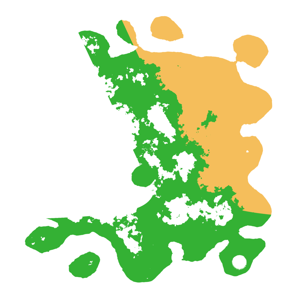 Biome Rust Map: Barren, Size: 3700, Seed: 966798545