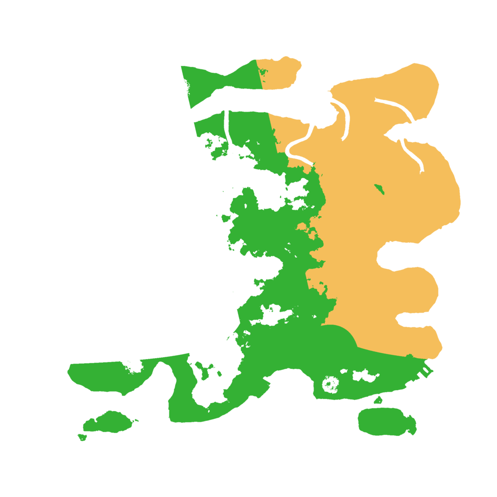 Biome Rust Map: Procedural Map, Size: 3000, Seed: 19852