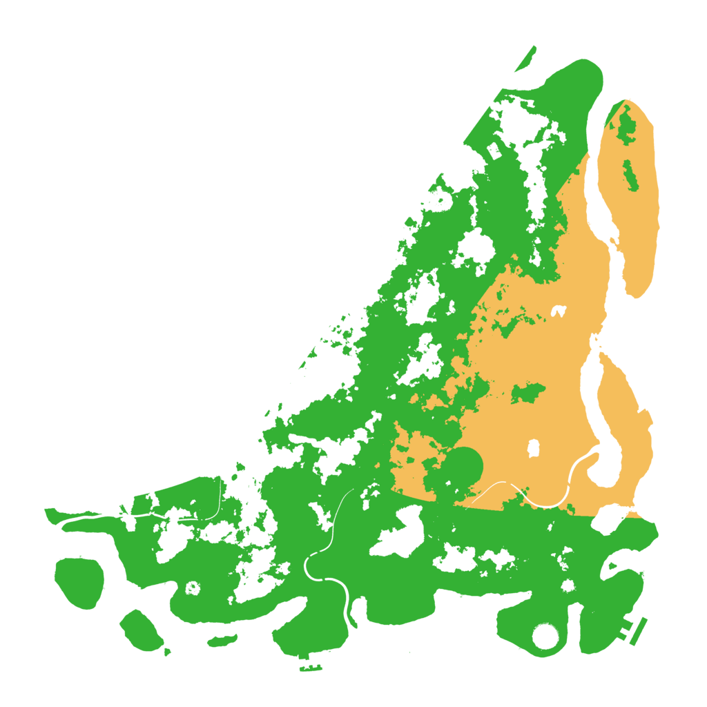 Biome Rust Map: Procedural Map, Size: 4800, Seed: 1003737982