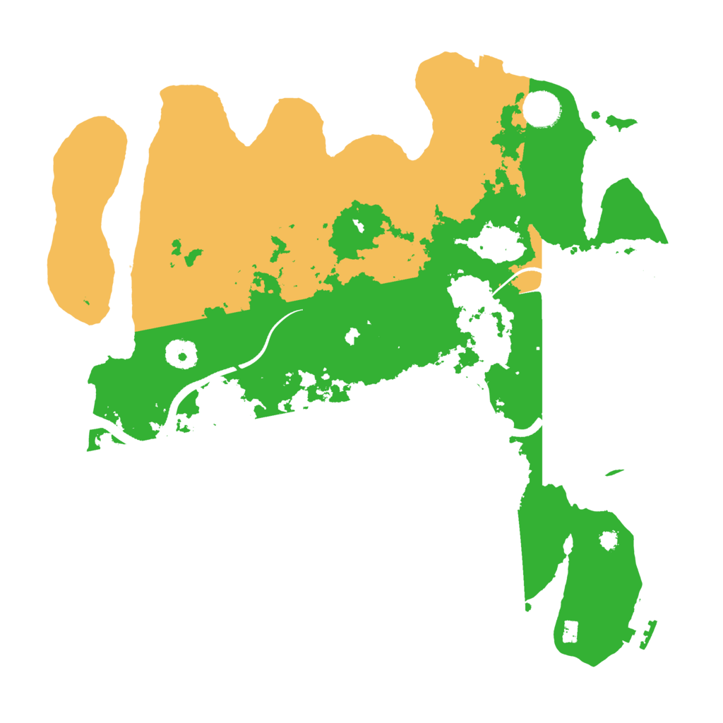 Biome Rust Map: Procedural Map, Size: 3500, Seed: 20051983