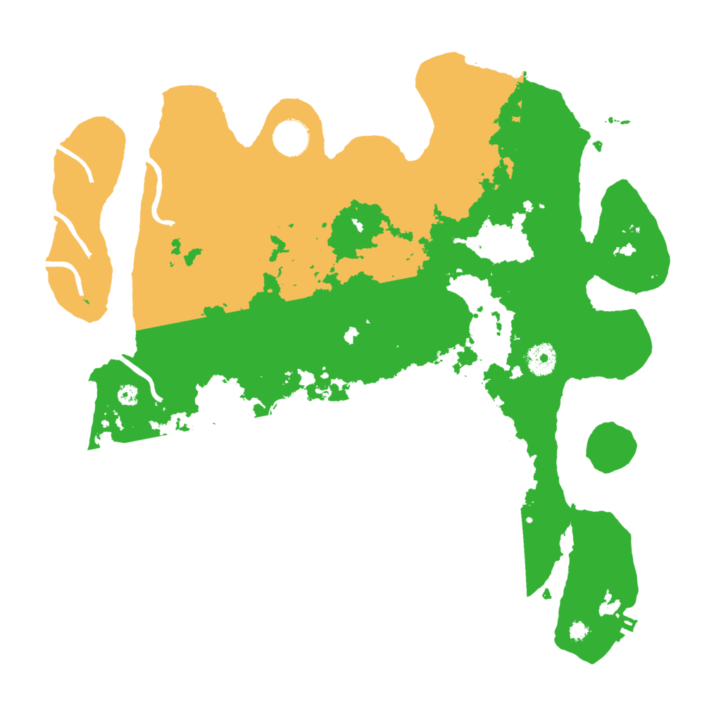 Biome Rust Map: Procedural Map, Size: 3500, Seed: 20051983