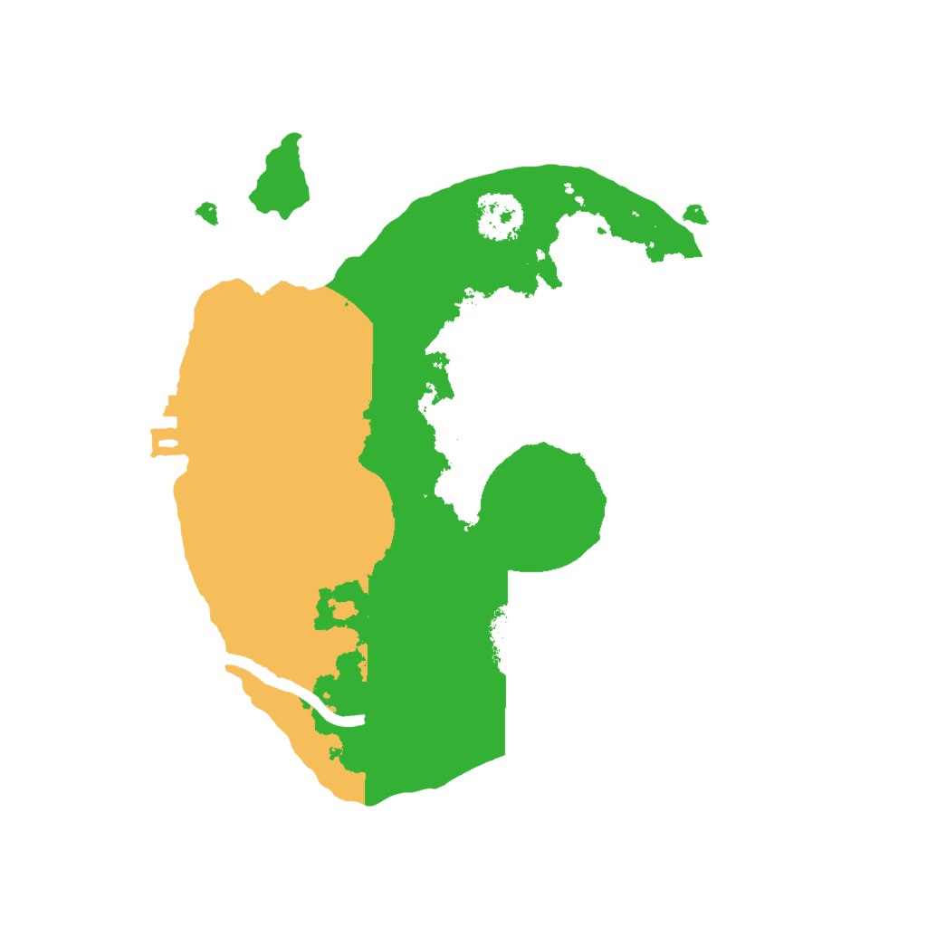 Biome Rust Map: Procedural Map, Size: 2000, Seed: 383567654