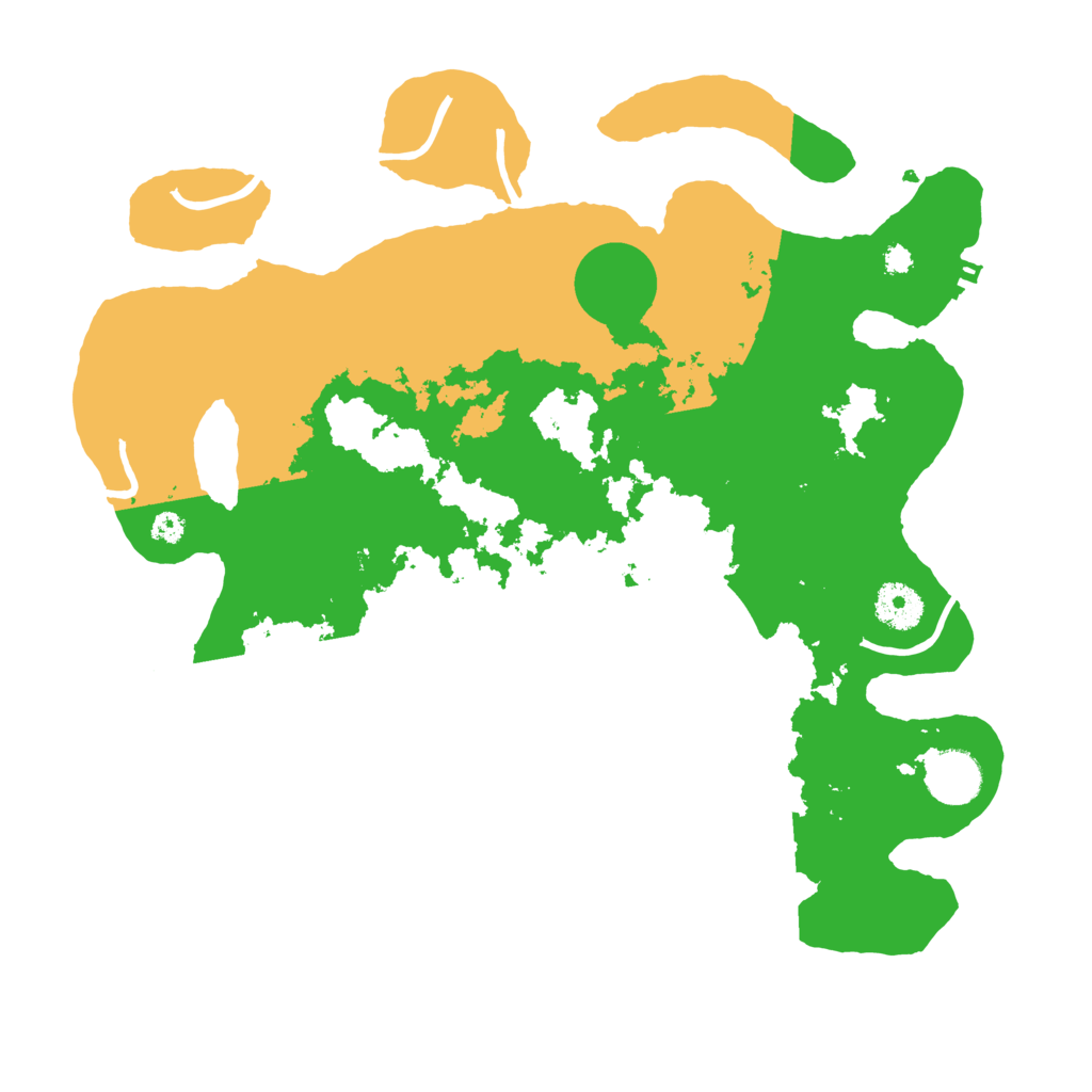 Biome Rust Map: Procedural Map, Size: 3500, Seed: 31155010