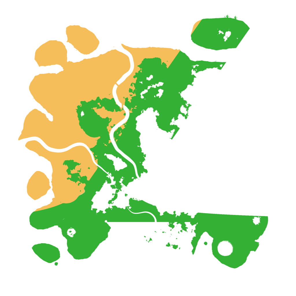 Biome Rust Map: Procedural Map, Size: 3500, Seed: 819