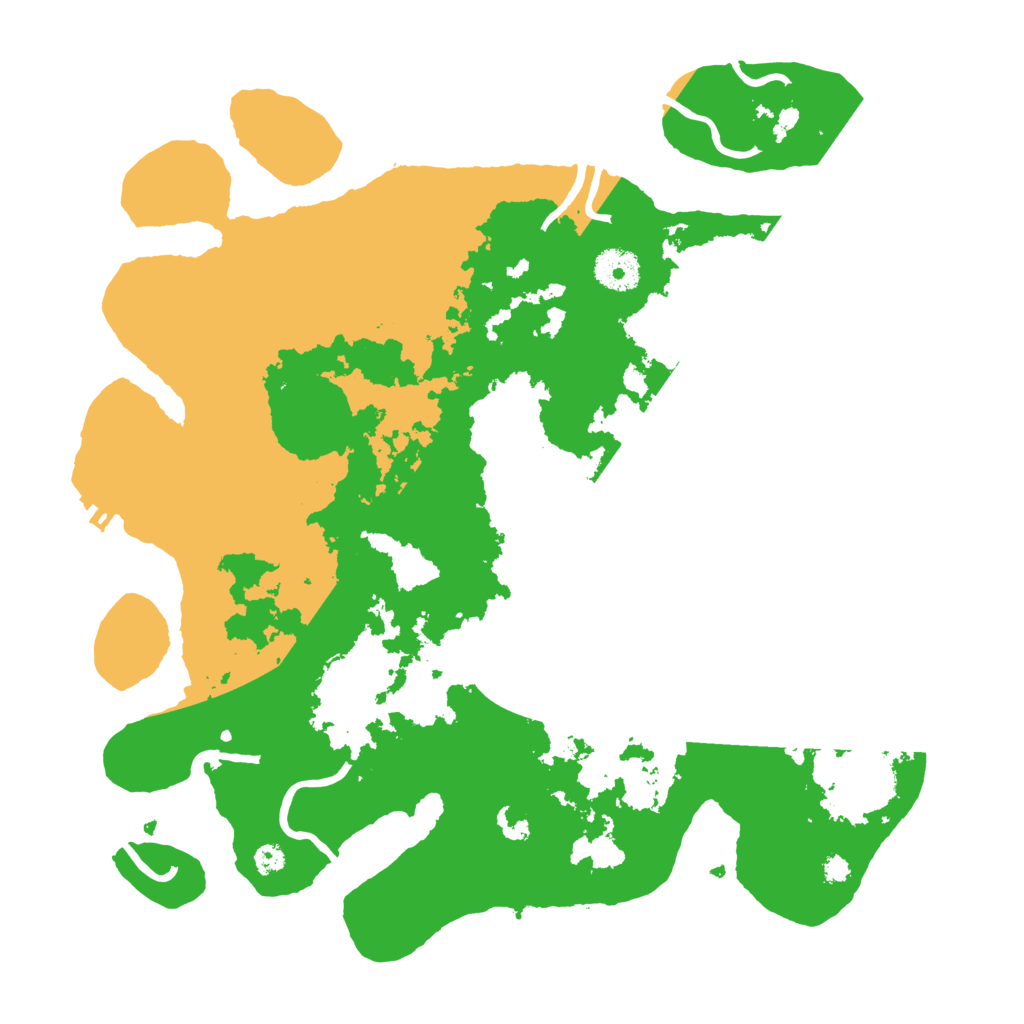 Biome Rust Map: Procedural Map, Size: 3500, Seed: 819