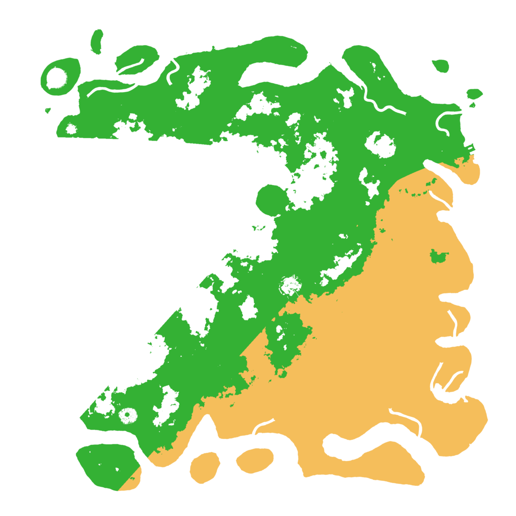 Biome Rust Map: Procedural Map, Size: 4500, Seed: 243277143