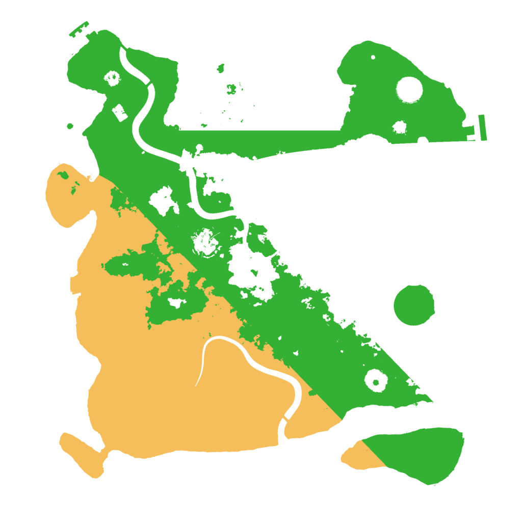 Biome Rust Map: Procedural Map, Size: 3500, Seed: 183503067
