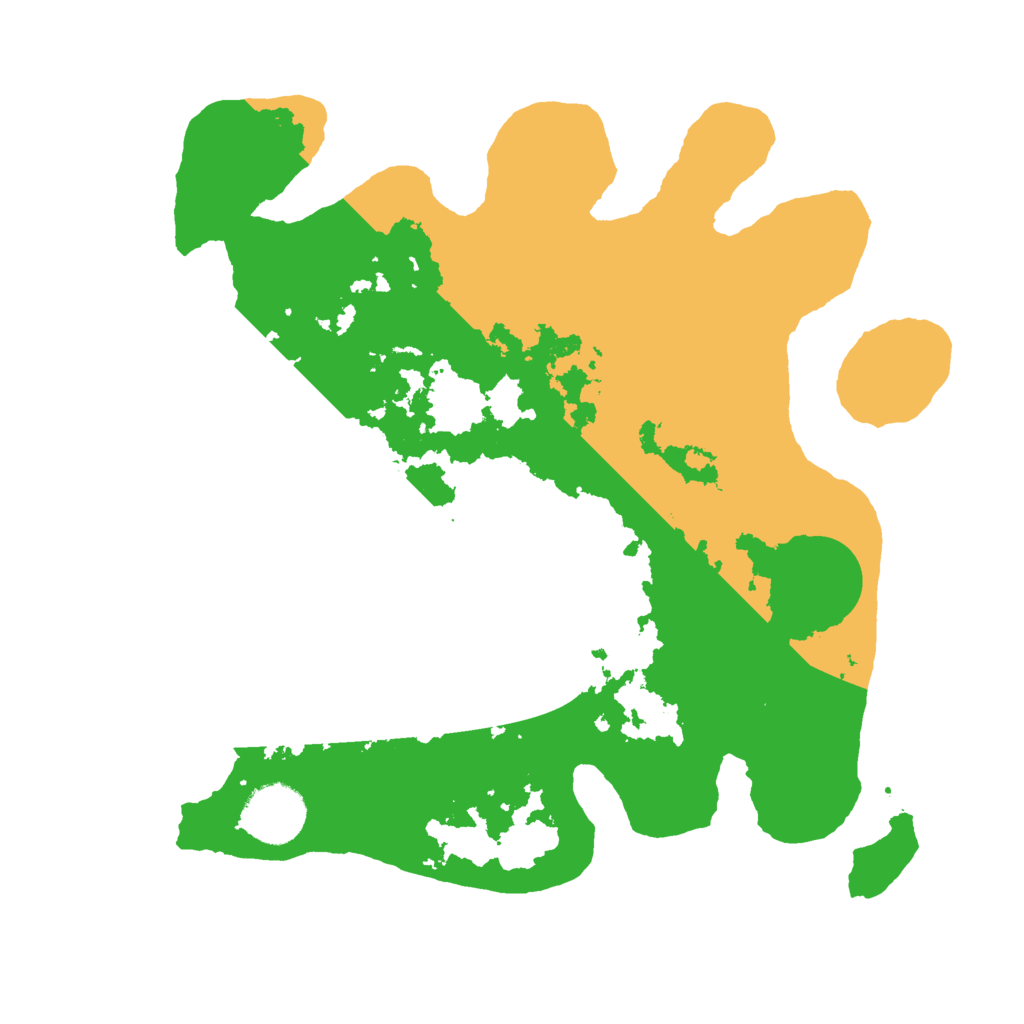 Biome Rust Map: Barren, Size: 3000, Seed: 26687