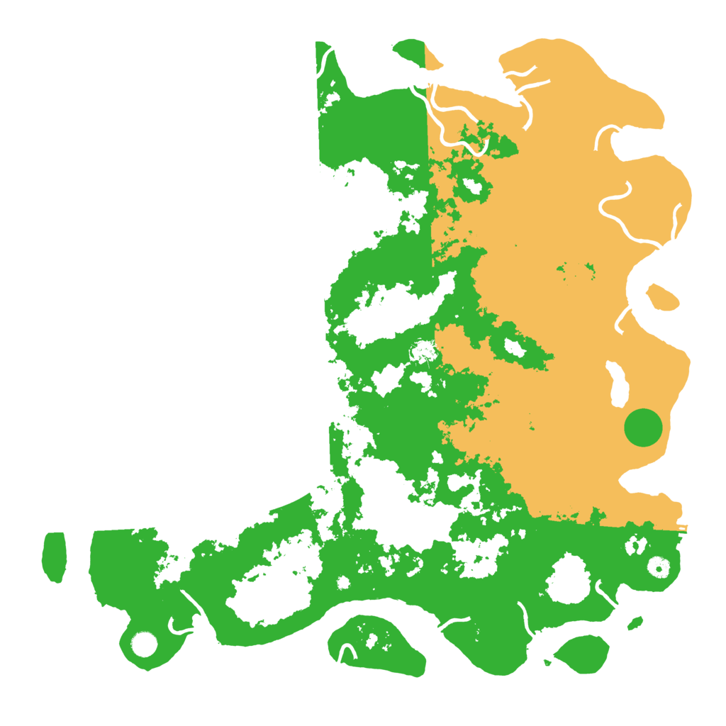 Biome Rust Map: Procedural Map, Size: 5000, Seed: 7227