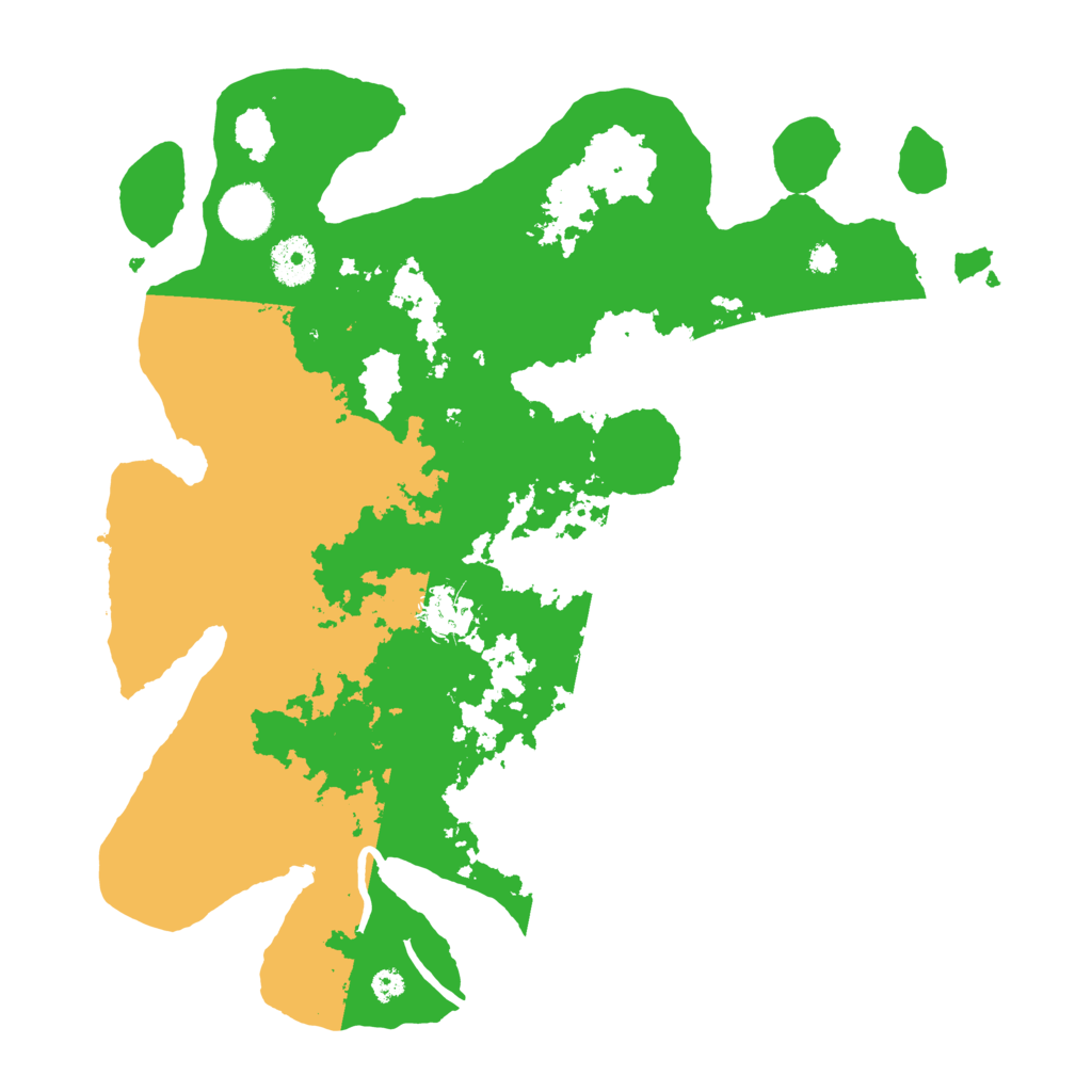 Biome Rust Map: Procedural Map, Size: 3500, Seed: 1452194181