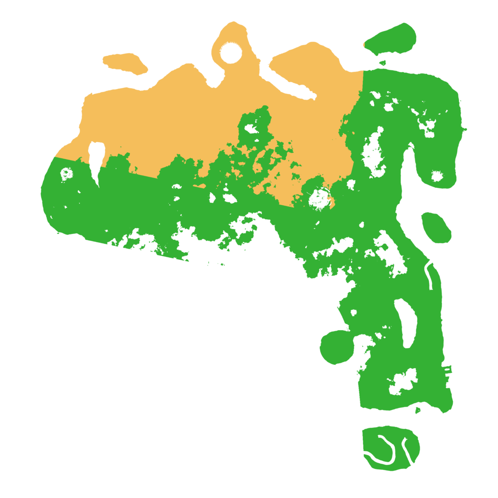 Biome Rust Map: Procedural Map, Size: 4100, Seed: 889752