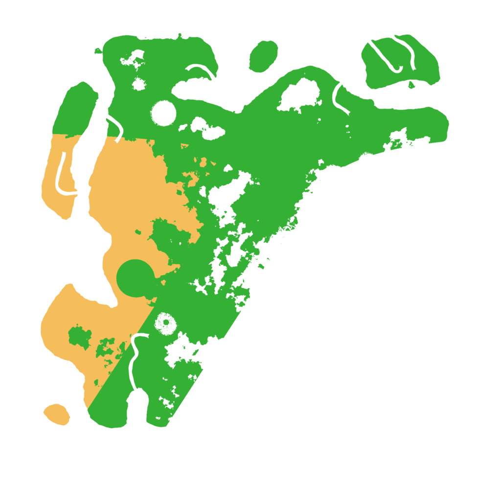 Biome Rust Map: Procedural Map, Size: 3500, Seed: 5465456