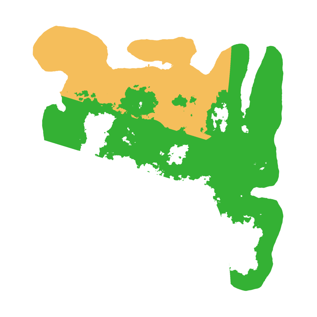 Biome Rust Map: Barren, Size: 3200, Seed: 506460352