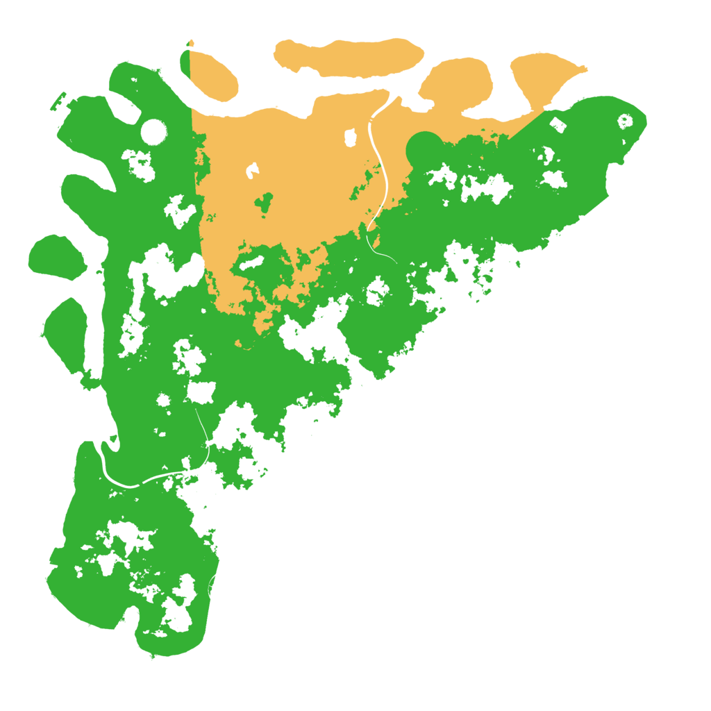 Biome Rust Map: Procedural Map, Size: 4800, Seed: 61859935