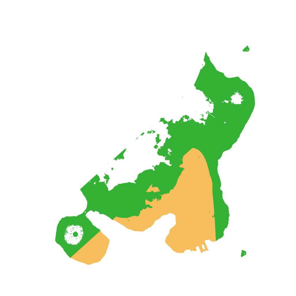 Biome Rust Map: Procedural Map, Size: 2300, Seed: 5463545