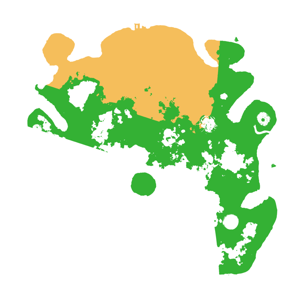 Biome Rust Map: Procedural Map, Size: 3500, Seed: 19599