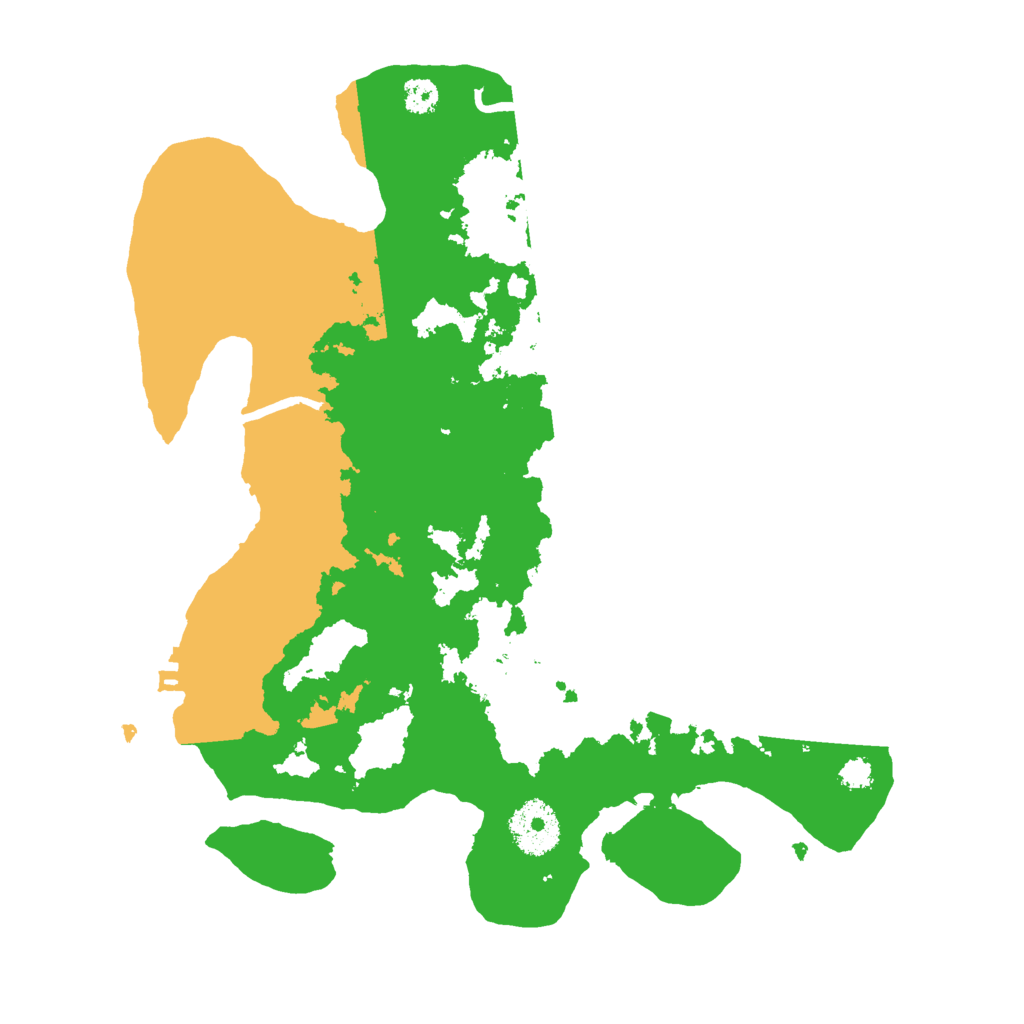 Biome Rust Map: Procedural Map, Size: 3000, Seed: 43985