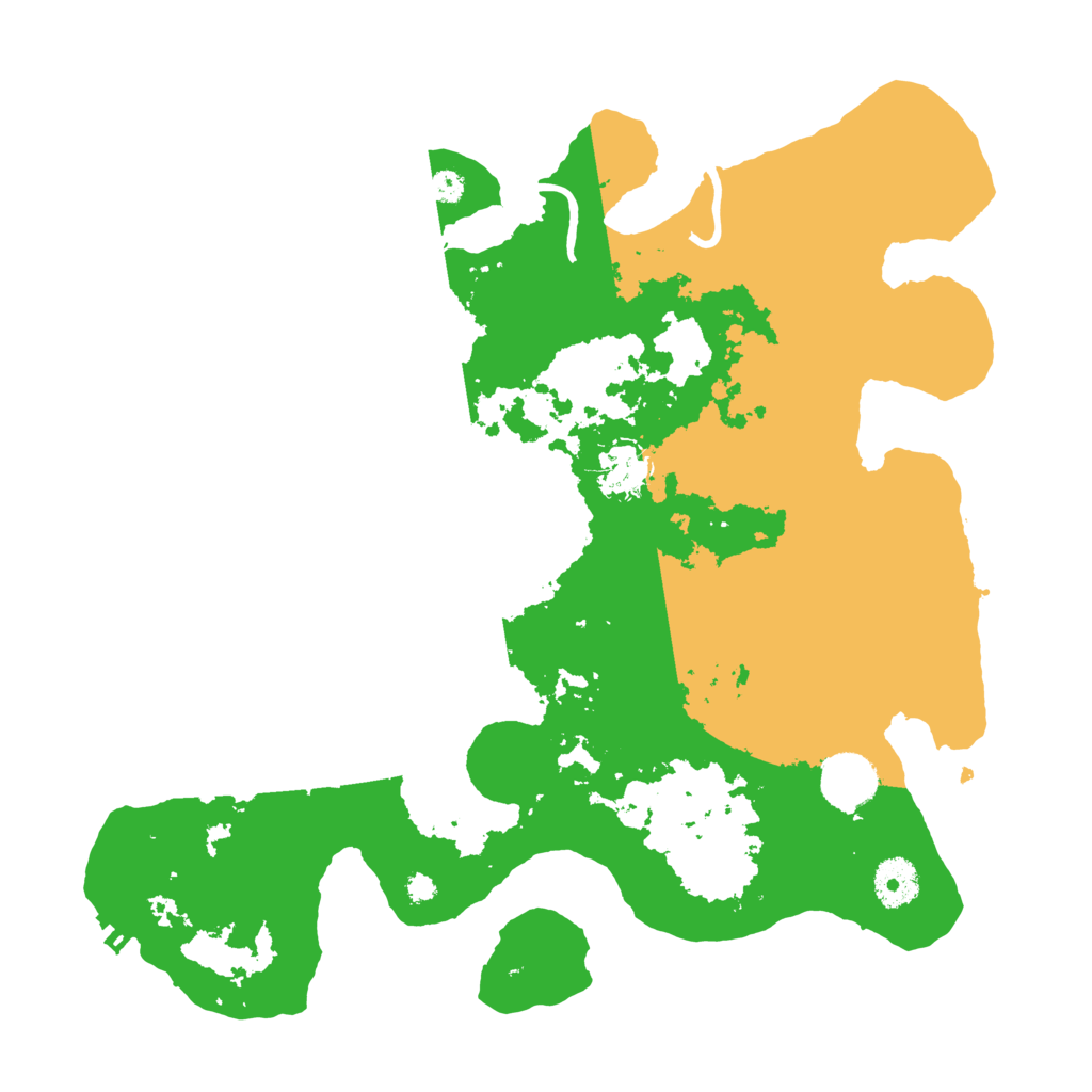 Biome Rust Map: Procedural Map, Size: 3500, Seed: 1619011946