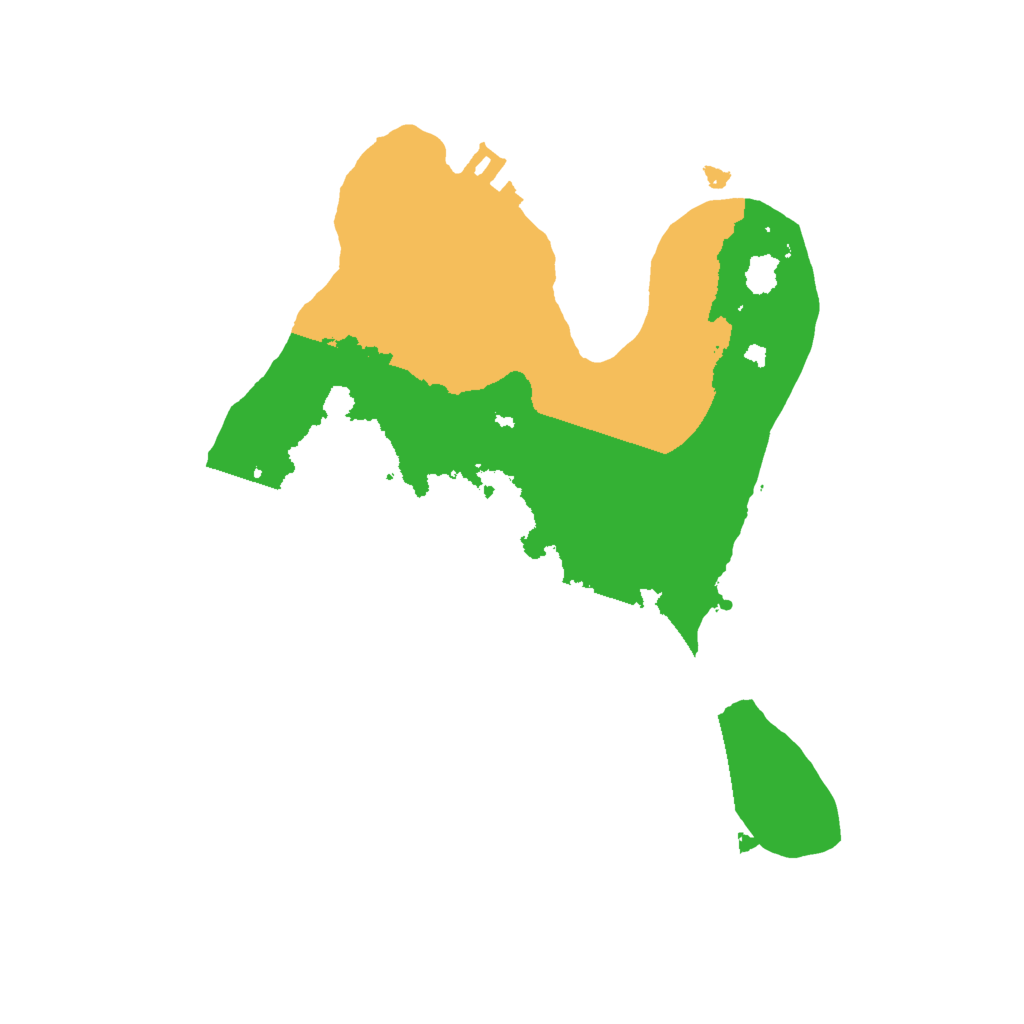 Biome Rust Map: Procedural Map, Size: 2000, Seed: 3636