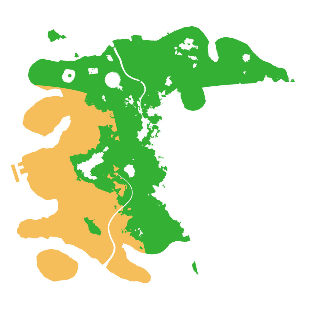 Biome Rust Map: Procedural Map, Size: 3500, Seed: 1710000
