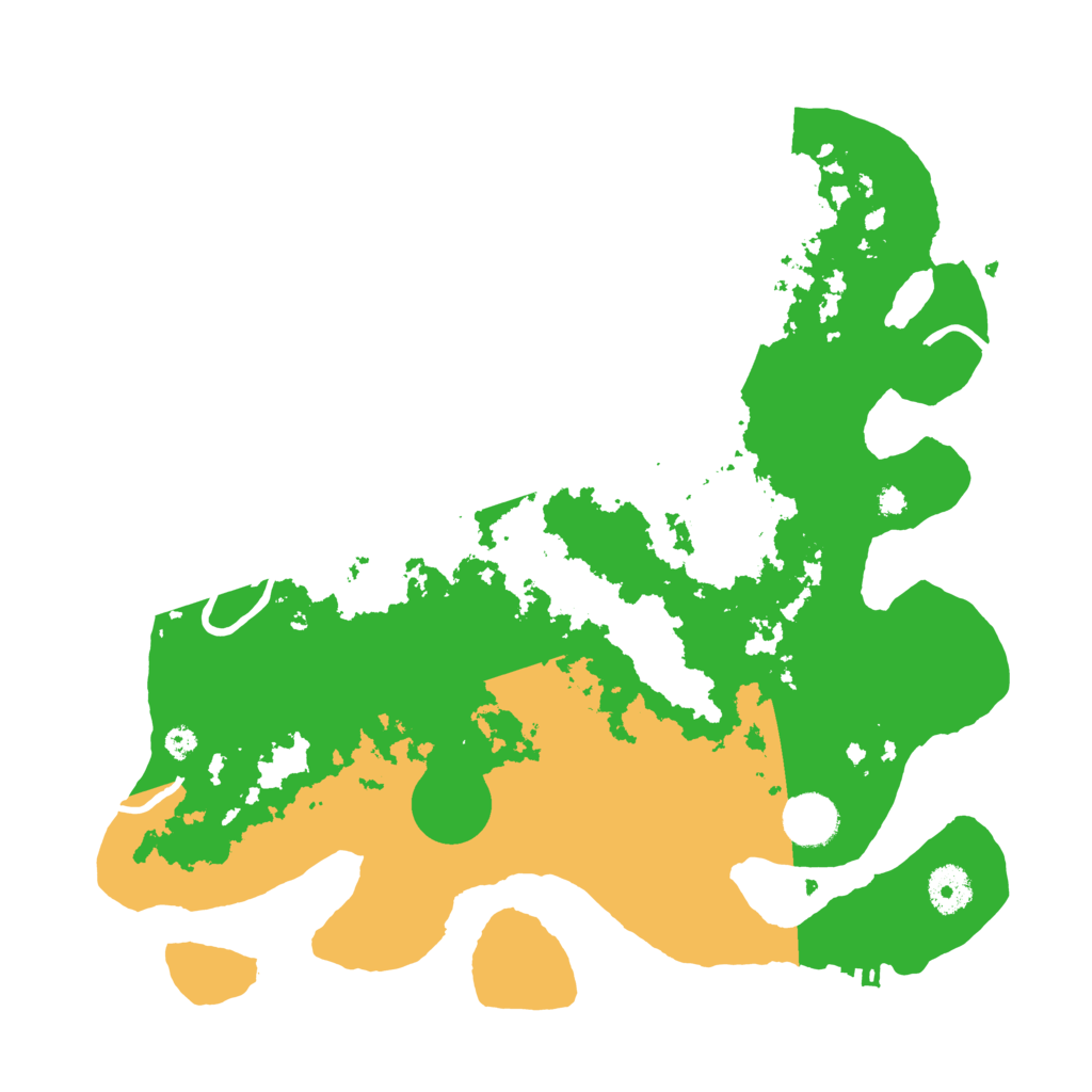 Biome Rust Map: Procedural Map, Size: 3600, Seed: 158333222