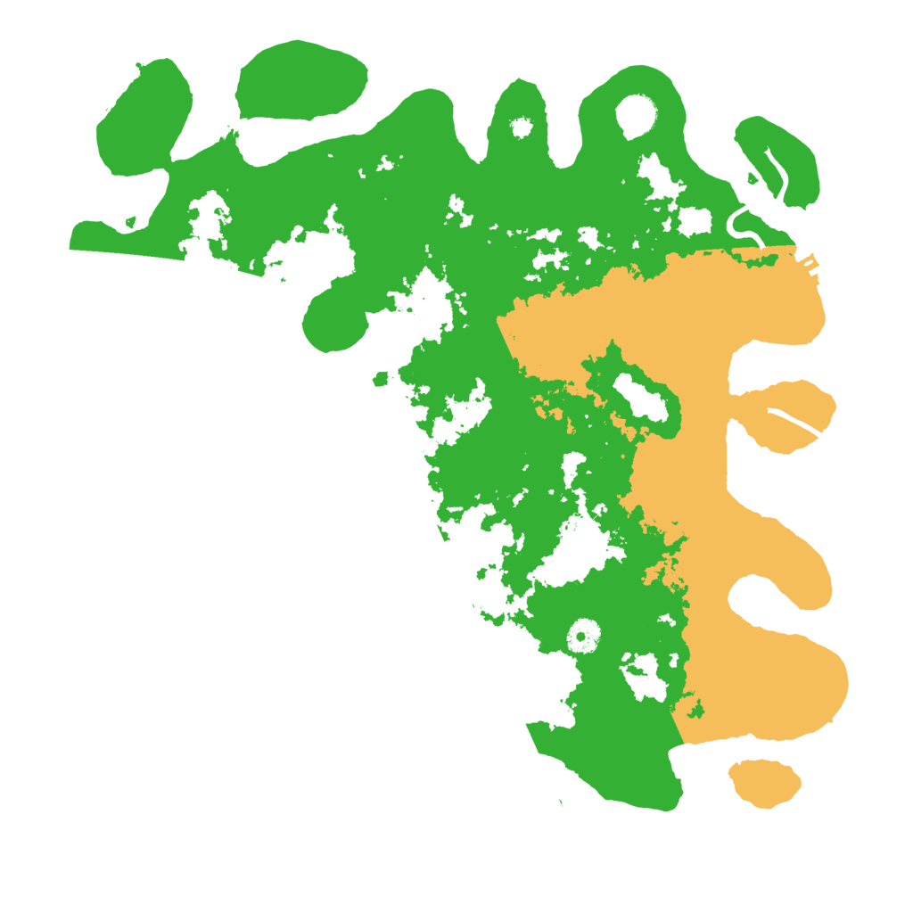 Biome Rust Map: Procedural Map, Size: 4000, Seed: 42710023