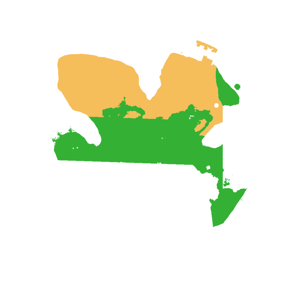 Biome Rust Map: Procedural Map, Size: 2000, Seed: 46558