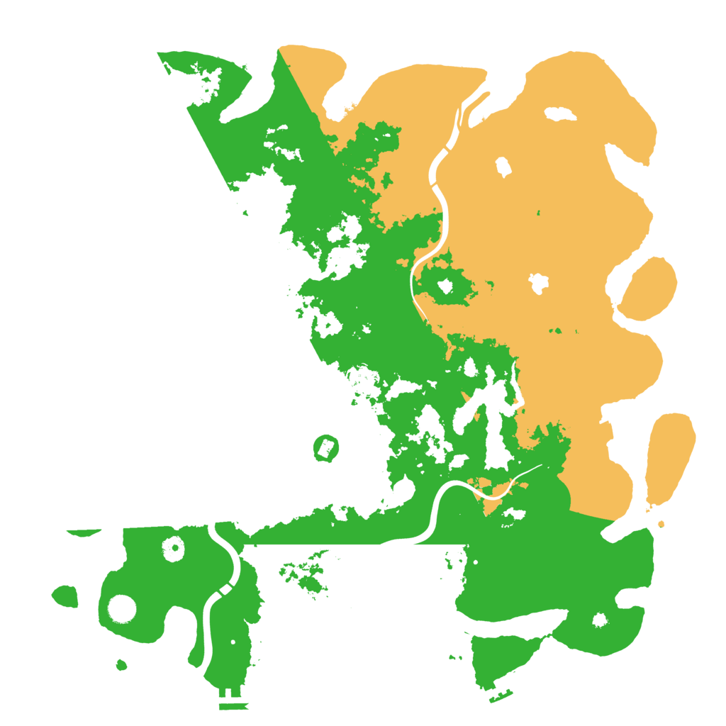 Biome Rust Map: Procedural Map, Size: 4500, Seed: 439563326