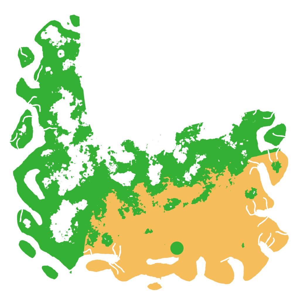 Biome Rust Map: Procedural Map, Size: 6000, Seed: 11618704