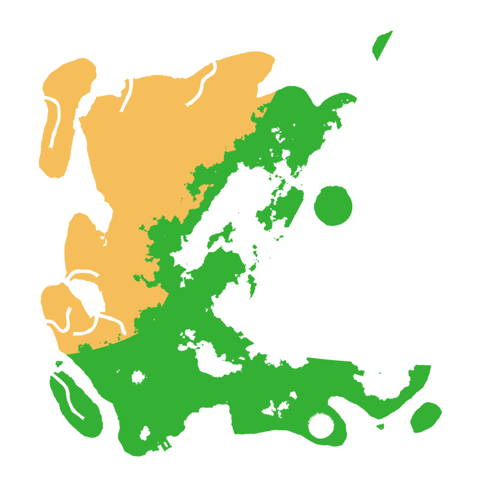 Biome Rust Map: Procedural Map, Size: 3500, Seed: 10983126