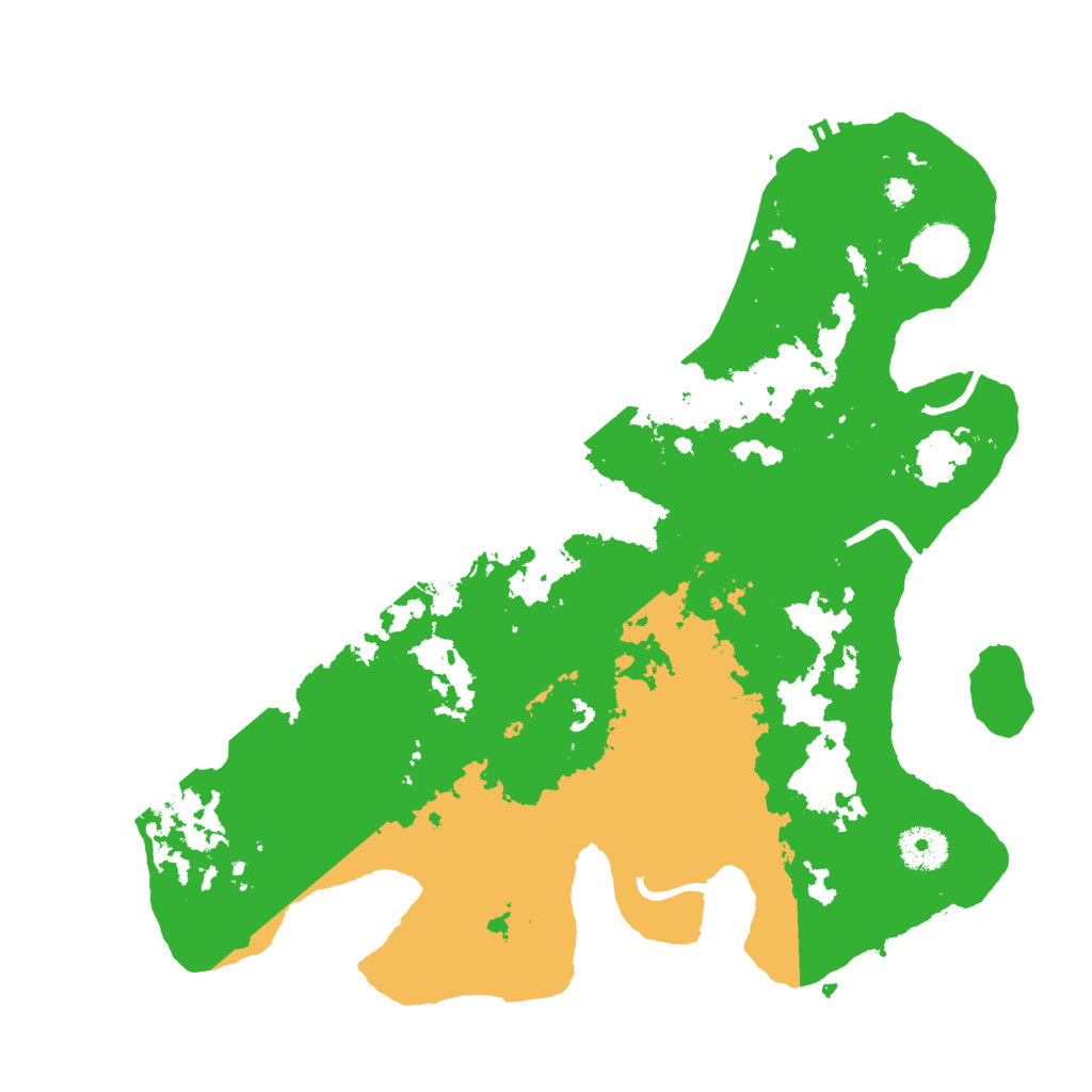 Biome Rust Map: Procedural Map, Size: 3500, Seed: 28278067
