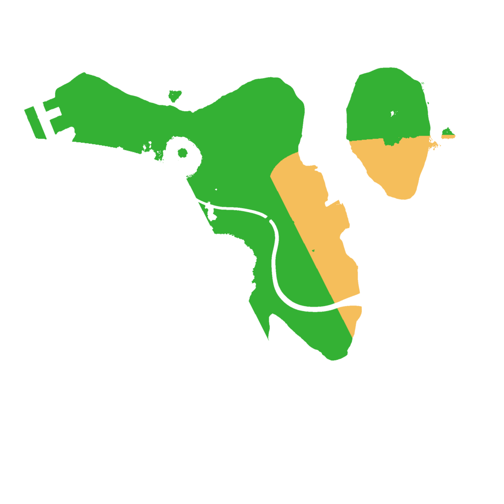 Biome Rust Map: Procedural Map, Size: 2000, Seed: 1333