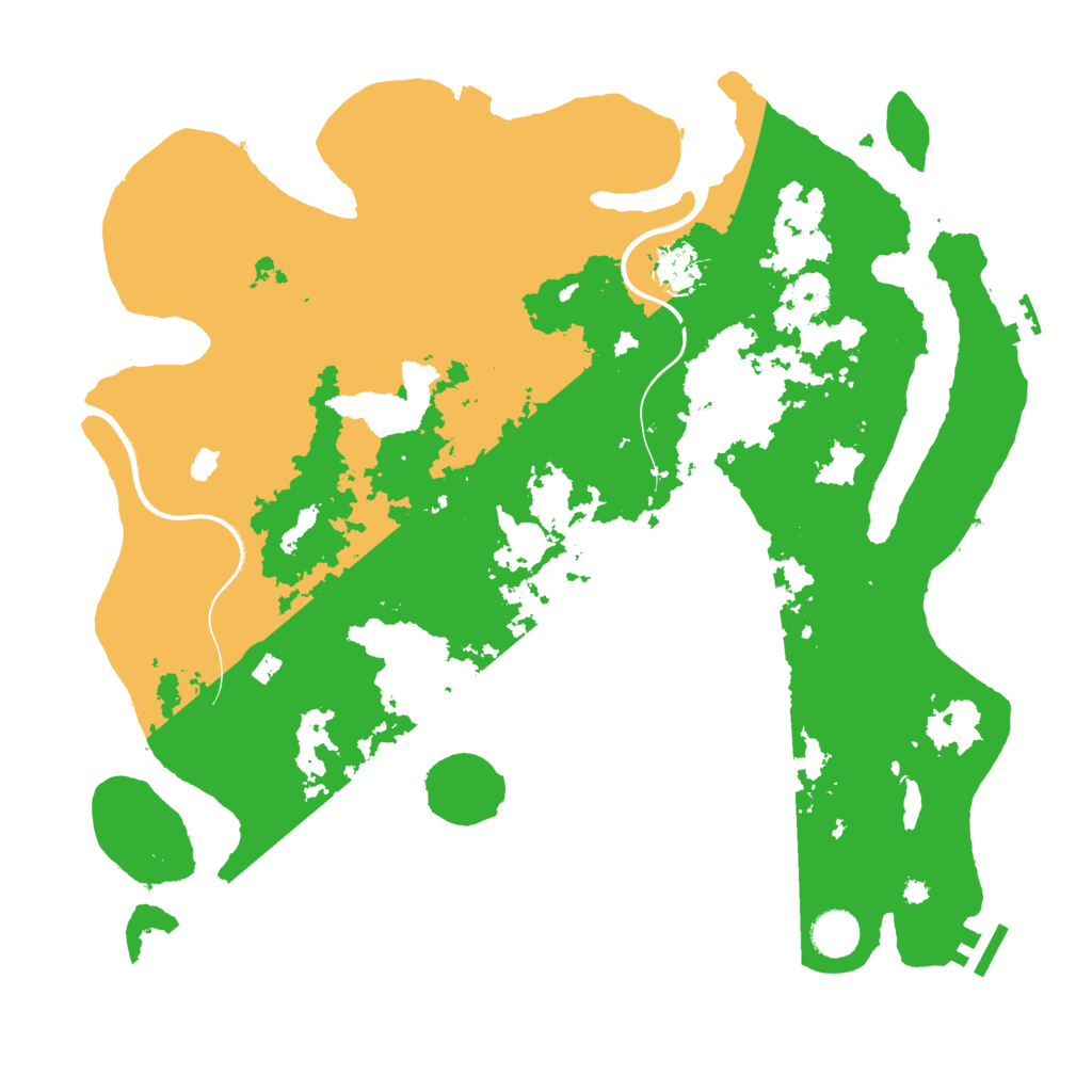 Biome Rust Map: Procedural Map, Size: 4000, Seed: 521718147