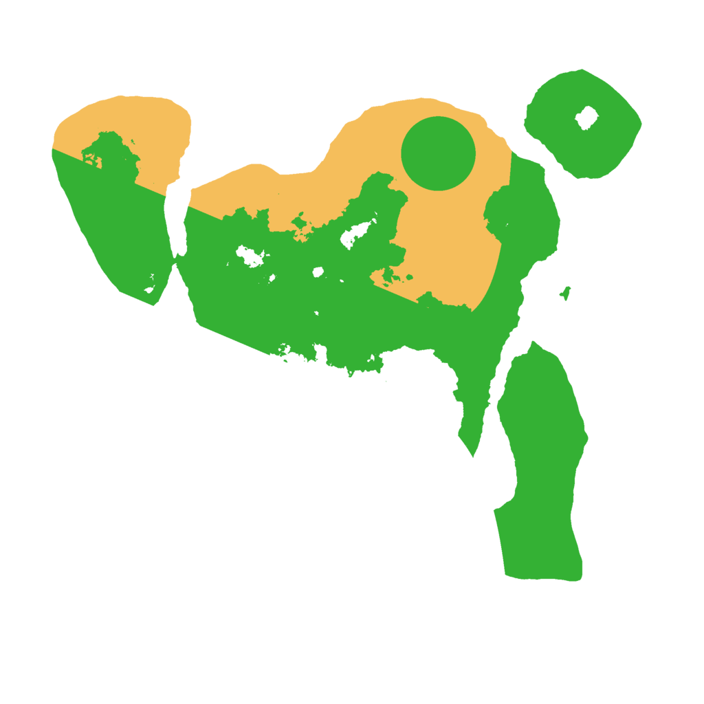 Biome Rust Map: Barren, Size: 2500, Seed: 1321