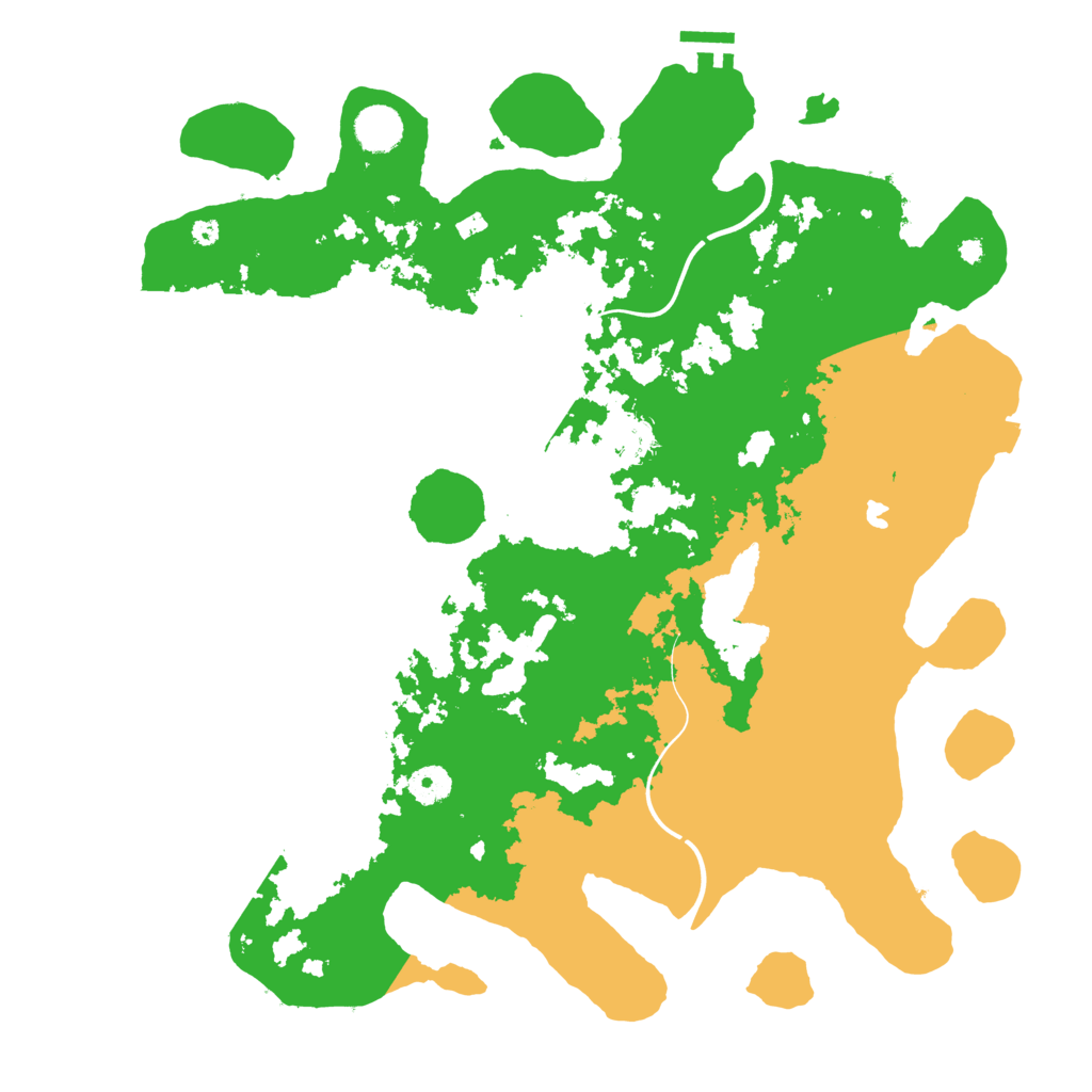 Biome Rust Map: Procedural Map, Size: 4050, Seed: 1288880839