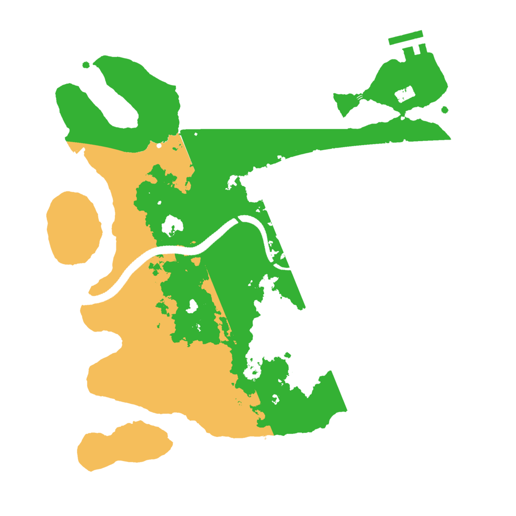 Biome Rust Map: Procedural Map, Size: 3000, Seed: 3718965