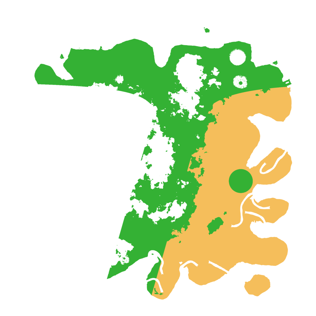 Biome Rust Map: Procedural Map, Size: 3500, Seed: 6354886