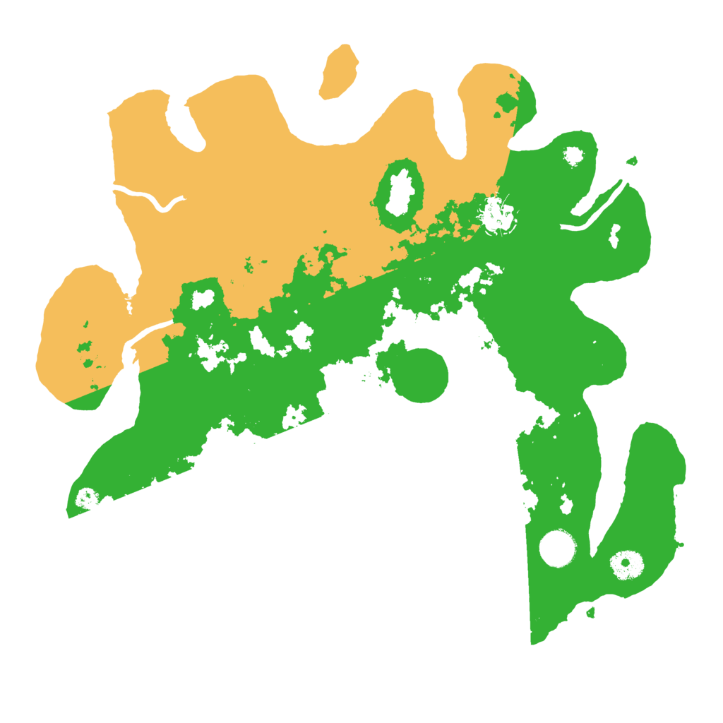 Biome Rust Map: Procedural Map, Size: 3500, Seed: 48296847