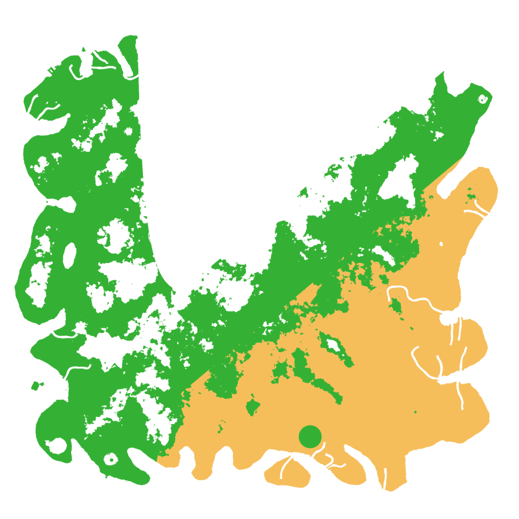 Biome Rust Map: Procedural Map, Size: 6000, Seed: 20221108