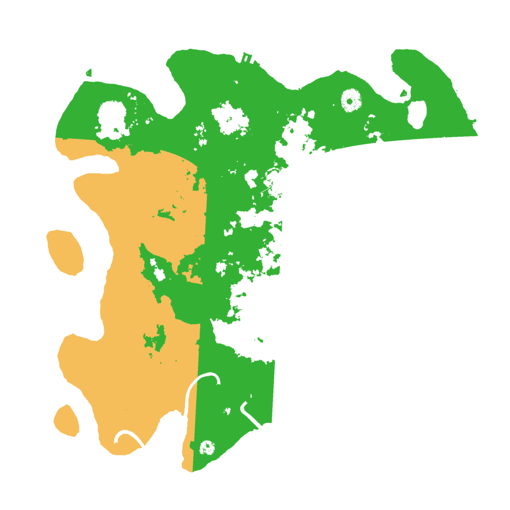Biome Rust Map: Procedural Map, Size: 3500, Seed: 84841624